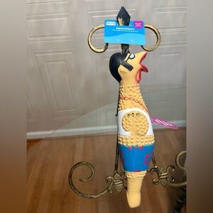 Outward Hound Squawkers Latex Rubber Earl Chicken Large 11”